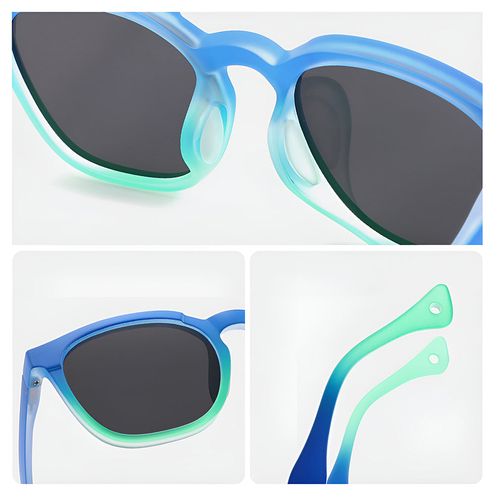 Ochelari soare polarizați copii 3–5 ani, UV400 – Techsuit 691 – Mov / violet – imagine 19