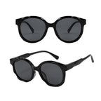 Ochelari soare polarizați copii, ramă rotundă, UV400 – Techsuit 627 – Negru – imagine 8