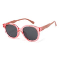 Ochelari soare polarizați copii, ramă rotundă, UV400 – Techsuit 627 – Piersică – imagine 1