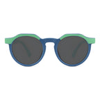 Ochelari soare polarizați copii, ramă flexibilă, UV400 – Techsuit 601 – Verde / albastru – imagine 11