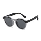 Ochelari soare polarizați copii, ramă flexibilă, UV400 – Techsuit 601 – Negru / gri – imagine 9