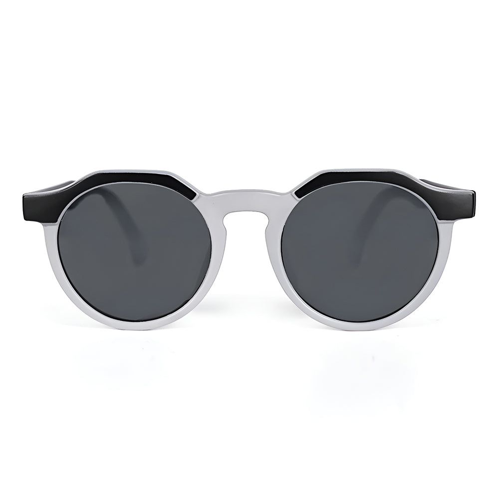 Ochelari soare polarizați copii, ramă flexibilă, UV400 – Techsuit 601 – Negru / gri – imagine 16