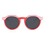 Ochelari soare polarizați copii, ramă flexibilă, UV400 – Techsuit 601 – Roz / roșu – imagine 7