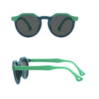 Ochelari soare polarizați copii, ramă flexibilă, UV400 – Techsuit 601 – Mov / roz – imagine 3