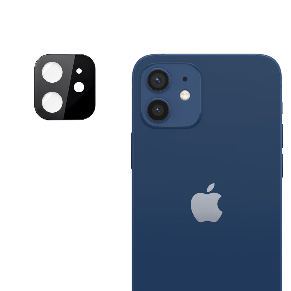 Protecție cameră Techsuit iPhone 12, sticlă 9H – imagine 1