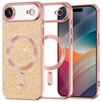 Husă Techsuit Luxury Glitter MagSafe iPhone Air – Auriu roz – imagine 6
