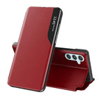 Husă flip Techsuit eFold Galaxy A34 5G – Roșu – imagine 3