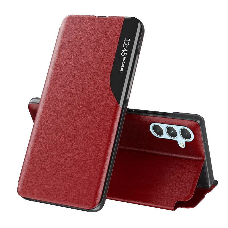 Husă flip Techsuit eFold Galaxy A34 5G – Roșu – imagine 3