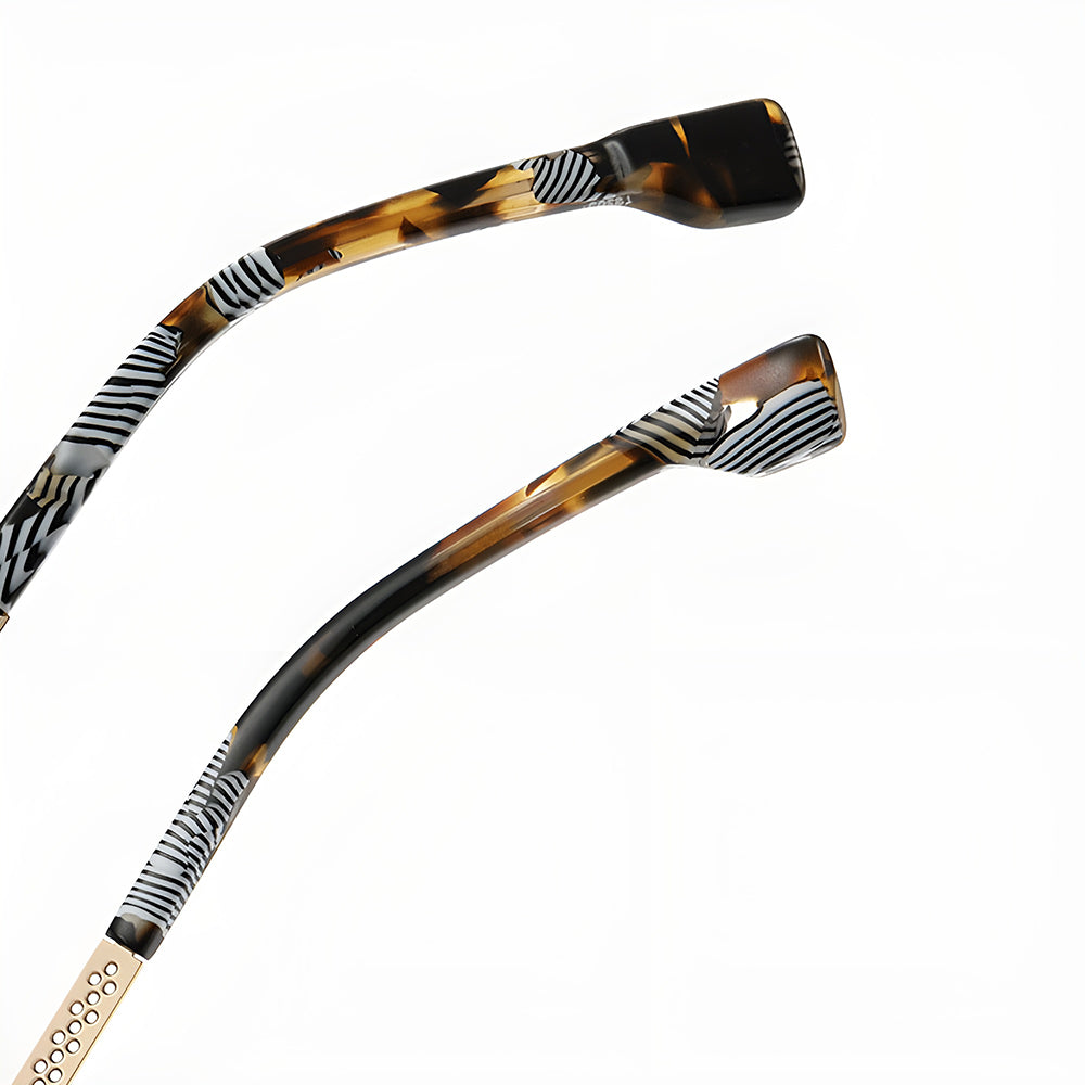 Ochelari lumină albastră femei, ramă flat-top – Techsuit LS202 – Lemn roșu – imagine 4