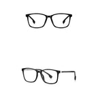 Ochelari lumină albastră femei, ramă flat-top – Techsuit LS202 – Negru – imagine 6