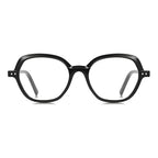 Ochelari lumină albastră femei, oversized negri – Techsuit LS051 – Negru – imagine 2