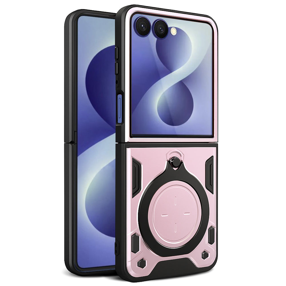 Husă Techsuit CamGuard Pro Galaxy Z Flip8 – Auriu roz – imagine 5