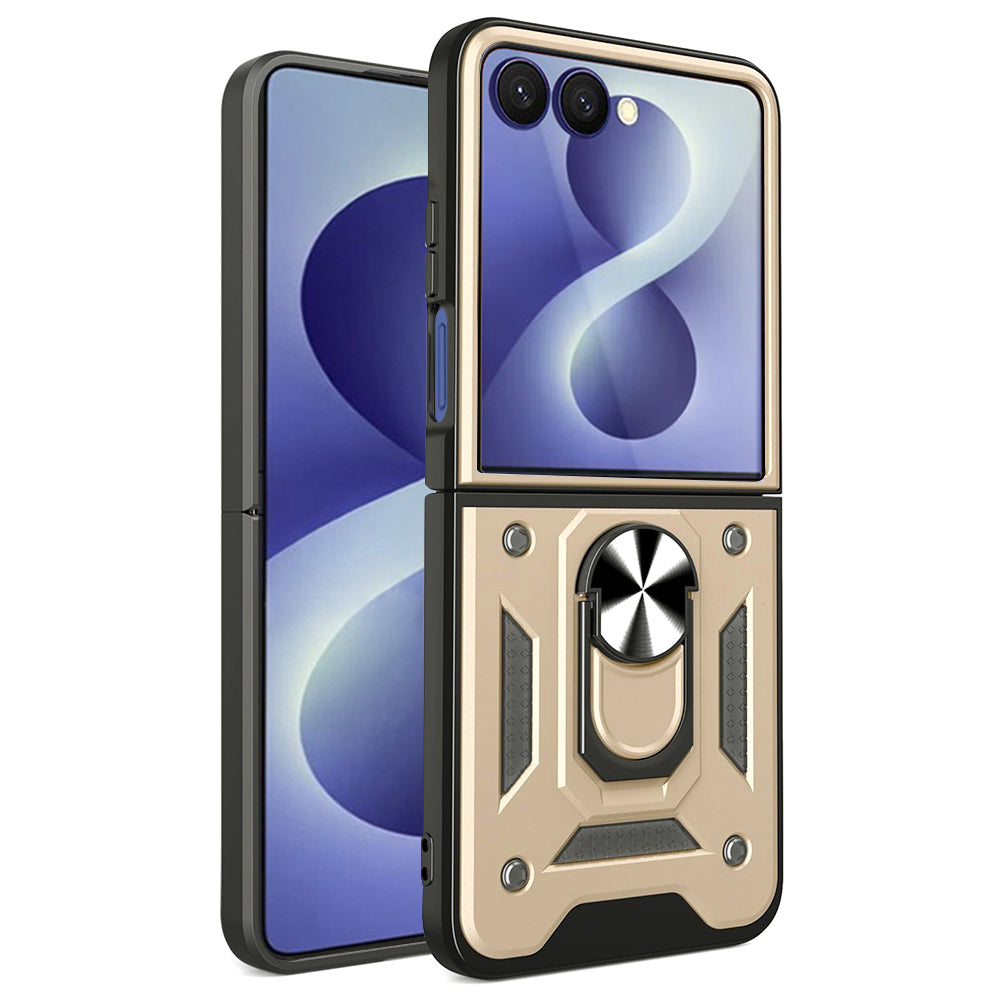 Husă Techsuit CamShield Galaxy Z Flip8 – Auriu – imagine 7