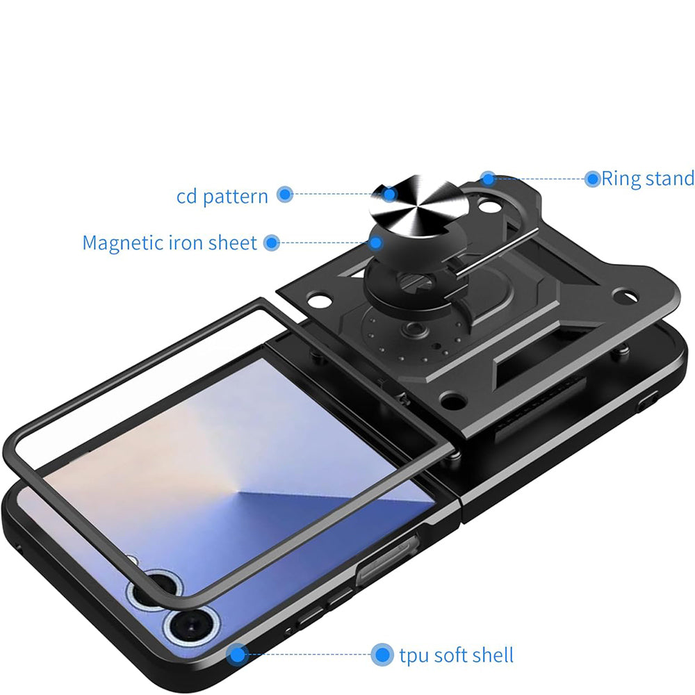 Husă Techsuit CamShield Galaxy Z Flip8 – Auriu – imagine 8