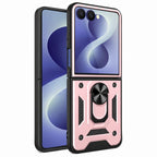 Husă Techsuit CamShield Galaxy Z Flip8 – Auriu roz – imagine 9