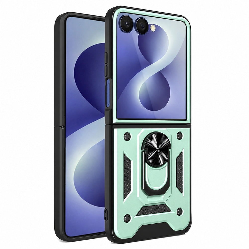 Husă Techsuit CamShield Galaxy Z Flip8 – Verde – imagine 1