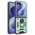 Husă Techsuit CamShield Galaxy Z Flip8 – Verde – imagine 1