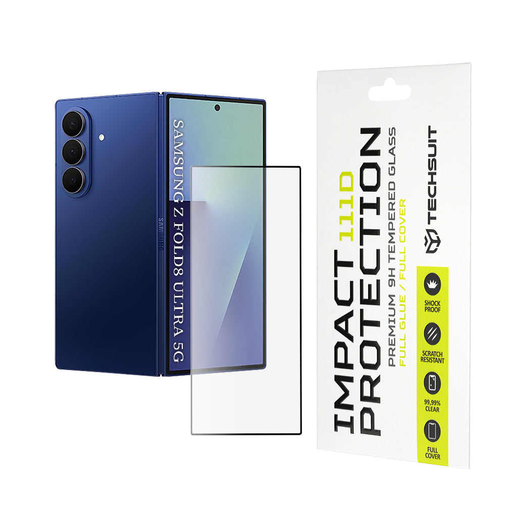 Folie sticlă Techsuit 111D Galaxy Z Fold8 Ultra, full glue 9H – imagine 1