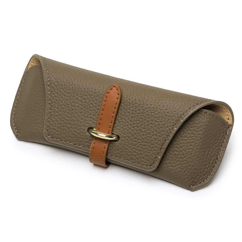 Toc subțire ochelari piele ecologică, baretă – Techsuit ETL3 – Alună – imagine 2