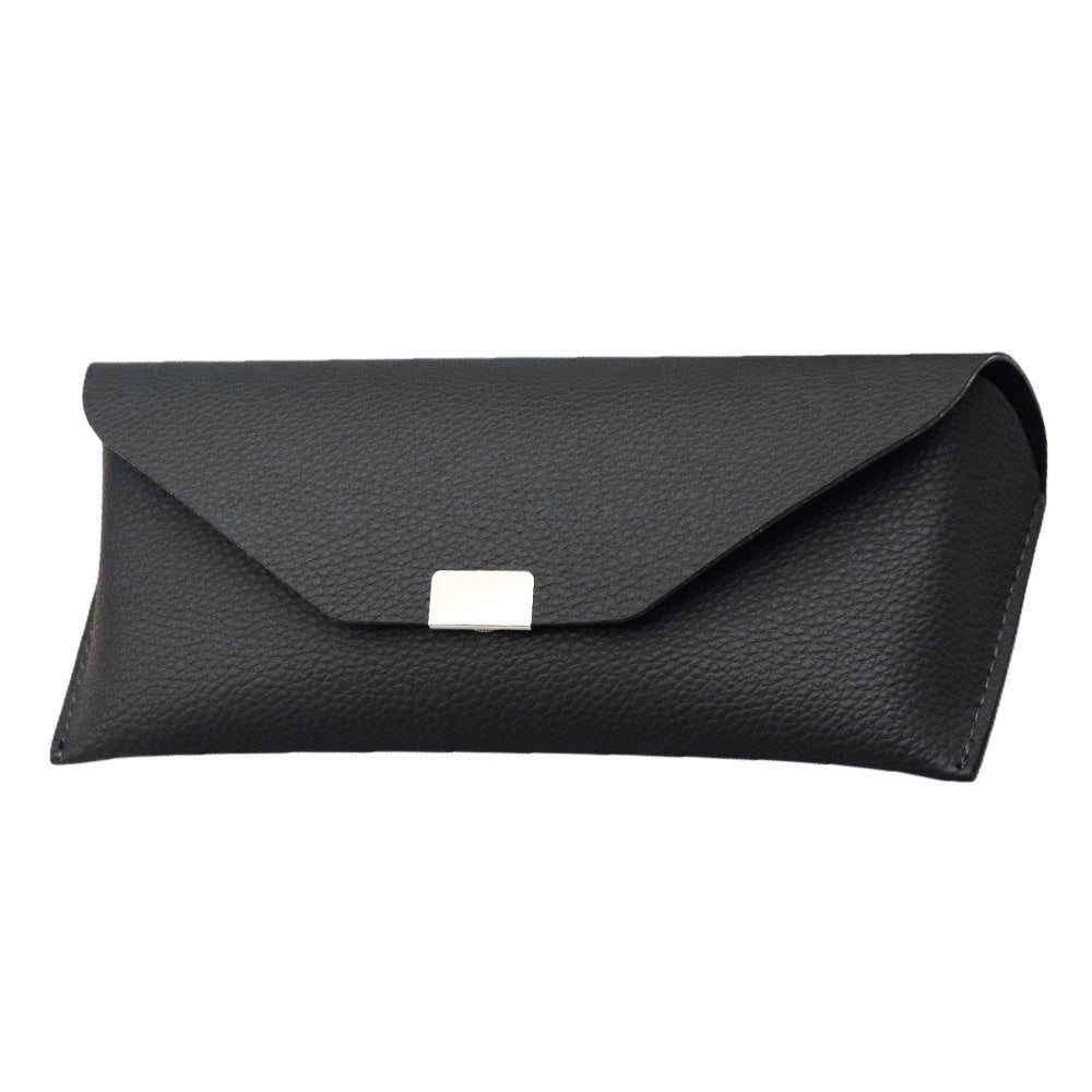 Toc ochelari piele ecologică cu capsă, 16,5 x 8 cm – Techsuit ETK4 – Negru – imagine 6