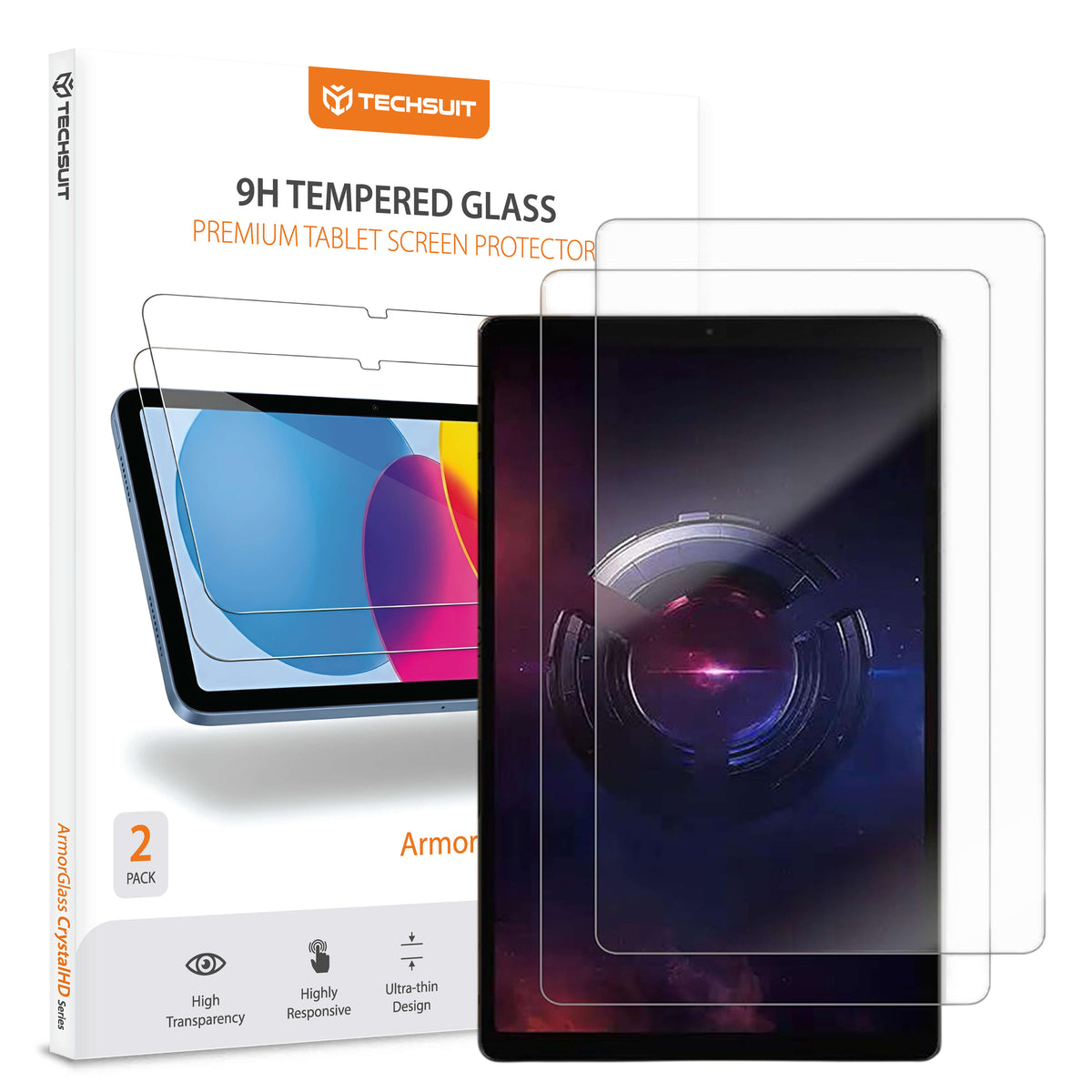 Folie sticlă Lenovo Legion Tab Gen 5 Techsuit ArmorGlass CrystalHD, 2 – imagine 1