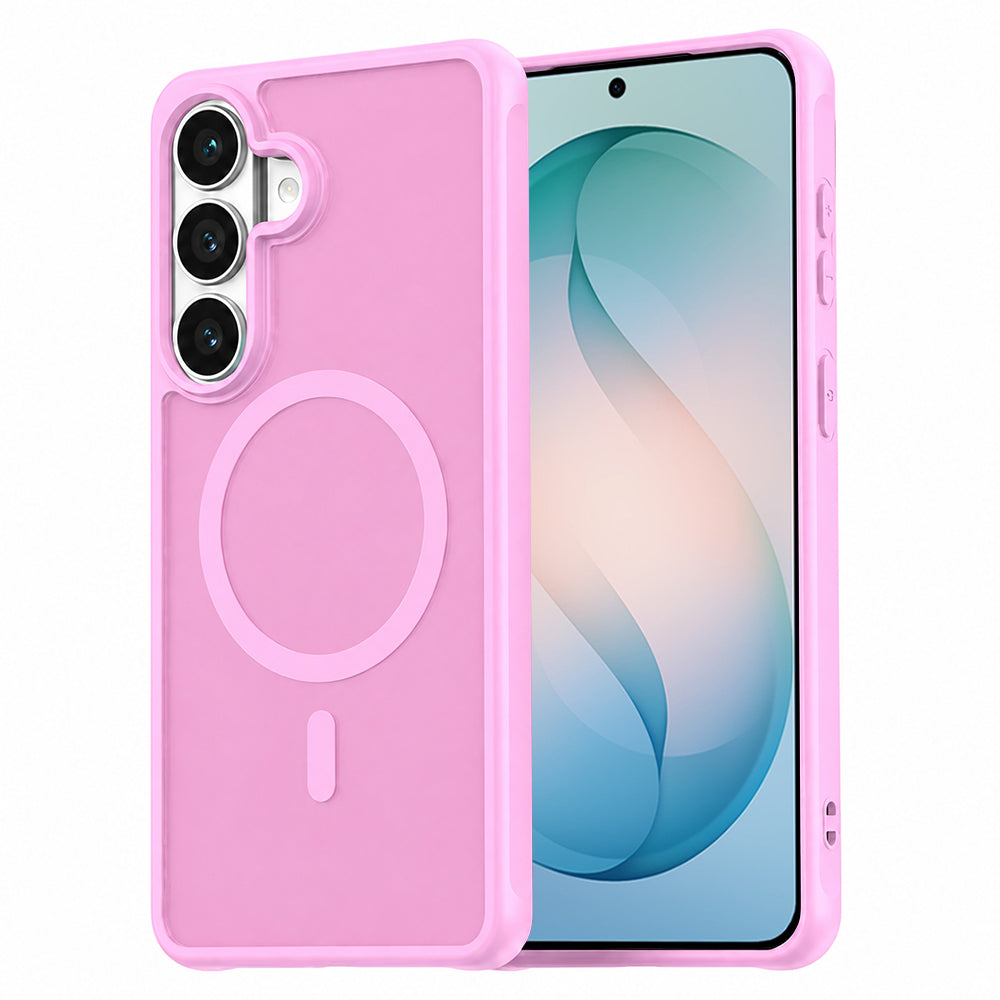 Husă Techsuit HaloFrost II MagSafe Galaxy S26 Plus – Roz – imagine 3