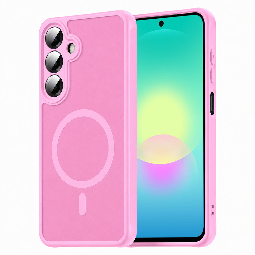 Husă Techsuit HaloFrost II MagSafe Galaxy A27 5G – Roz – imagine 6
