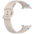 Curea Samsung Galaxy Watch8 40 mm Techsuit W079, silicon, crem cașmir – imagine 2