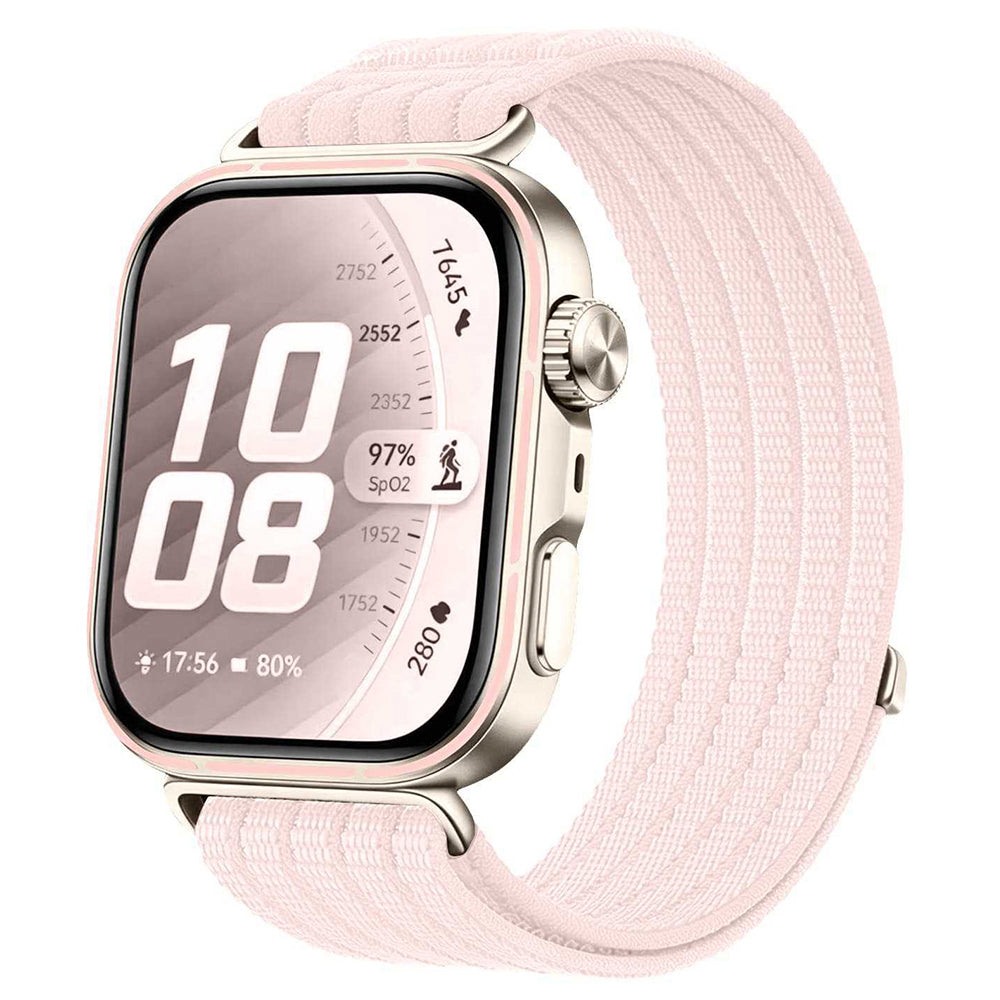 Curea Huawei Watch Fit 5 Pro/Fit 5 Techsuit W085, nailon, roz perlat – imagine 1
