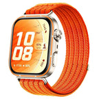 Curea Huawei Watch Fit 5 Pro/Fit 5 Techsuit W085, nailon, portocaliu – imagine 1