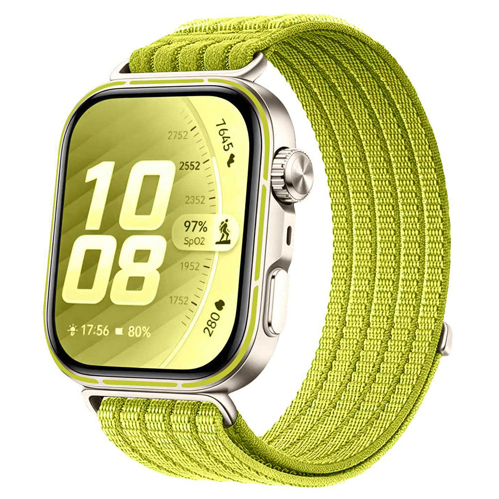 Curea Huawei Watch Fit 5 Pro/Fit 5 Techsuit W085, nailon, verde prerie – imagine 1
