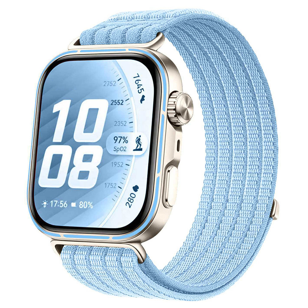Curea Huawei Watch Fit 5 Pro Techsuit W085, nailon, albastru insular – imagine 1