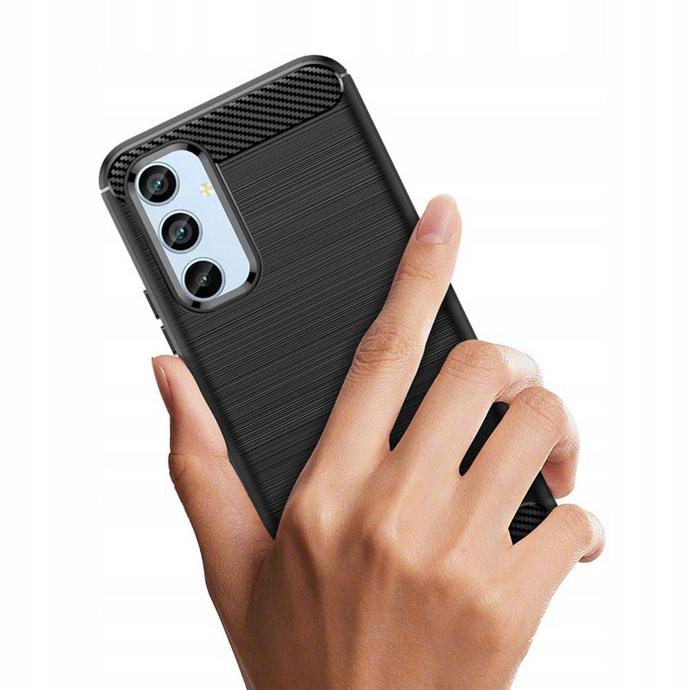 Husă Galaxy A34 5G Techsuit Carbon Silicone, negru – imagine 2