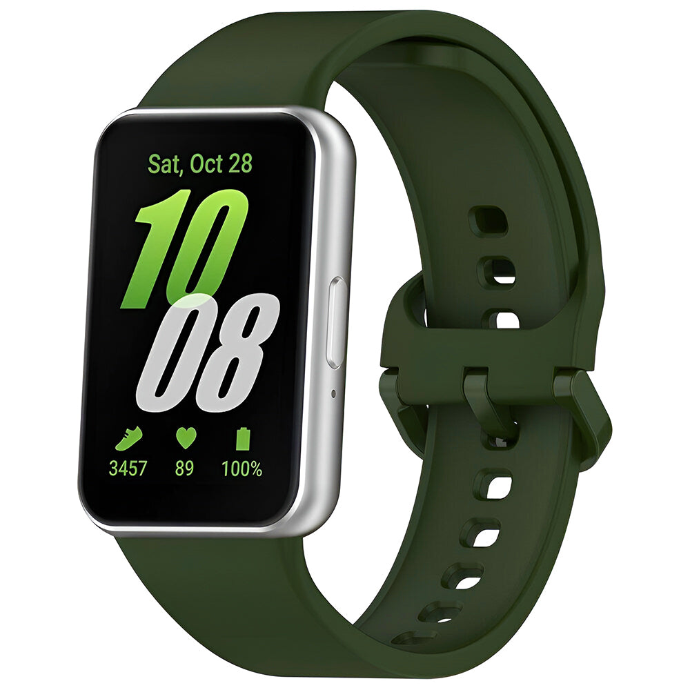 Curea Samsung Galaxy Fit3 Techsuit W086, silicon, verde – imagine 1