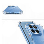 Husă transparentă Techsuit Shockproof Clear Silicone Motorola Moto G87 – imagine 3