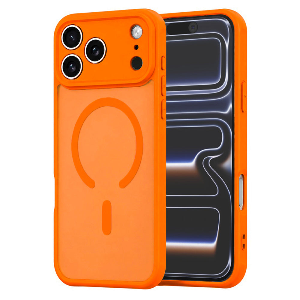 Husă iPhone 17 Pro Techsuit HaloFrost II MagSafe, portocaliu – imagine 1