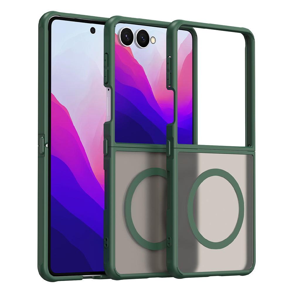 Husă Techsuit HaloFrost II MagSafe Galaxy Z Flip8 – Verde – imagine 5