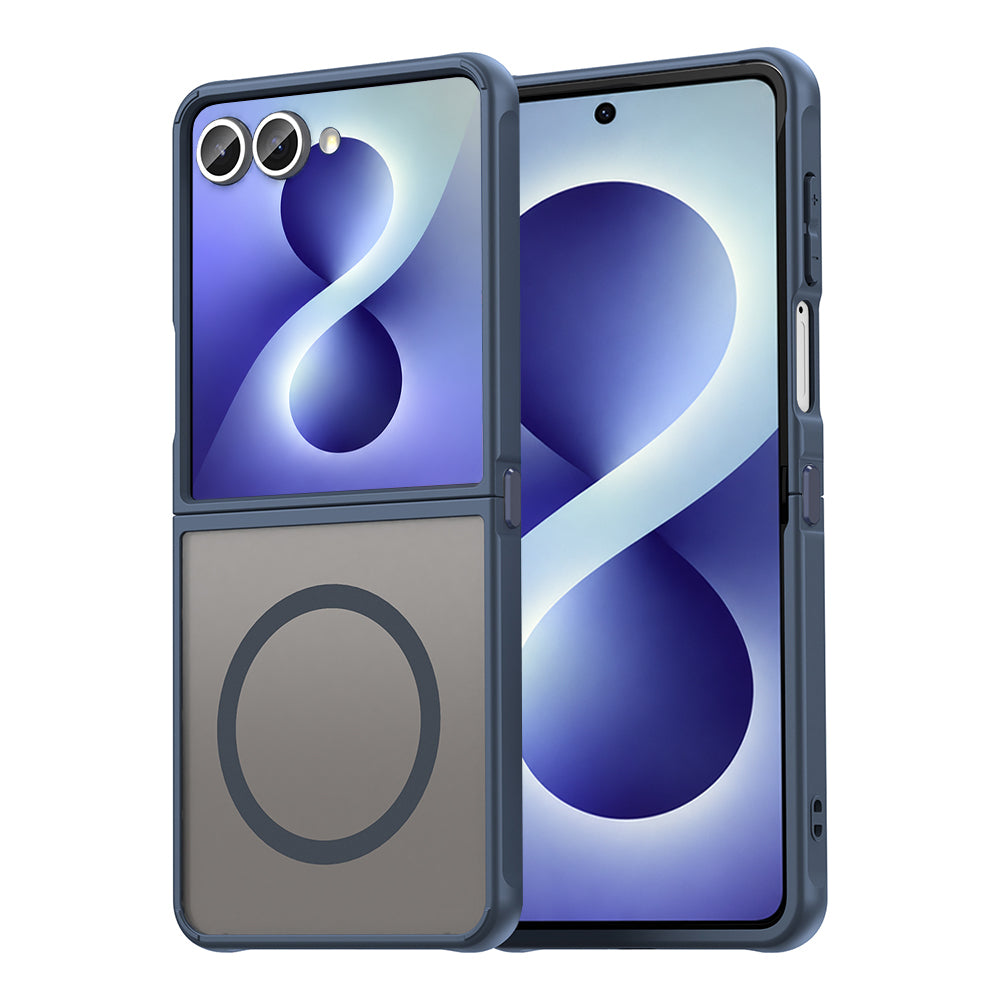 Husă Techsuit HaloFrost II MagSafe Galaxy Z Flip8 – Bleumarin – imagine 10