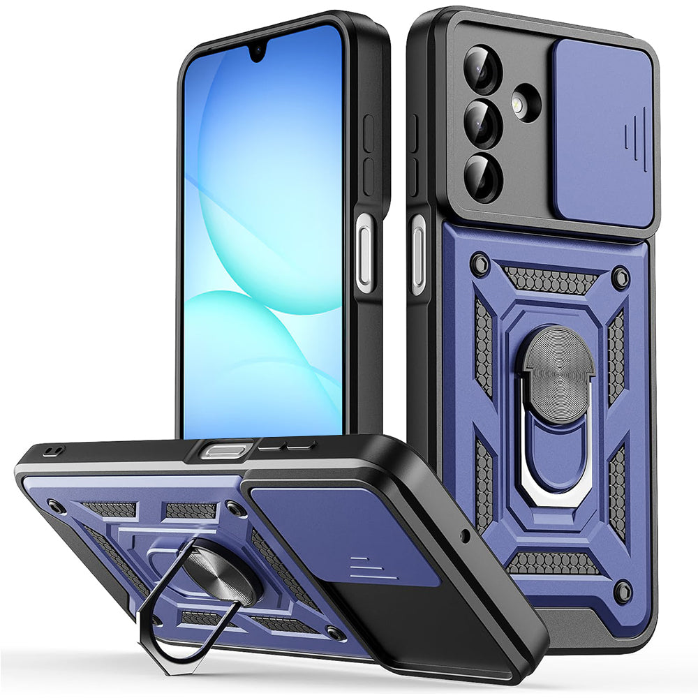 Husă Techsuit CamShield Galaxy A17 5G / A17 4G / M17 / F17 / A18 – Albastru – imagine 2