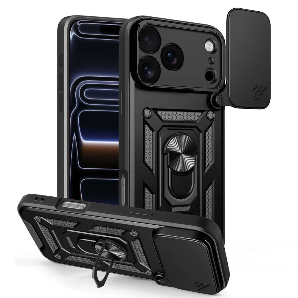 Husă Techsuit CamShield iPhone 17 Pro – Negru – imagine 3
