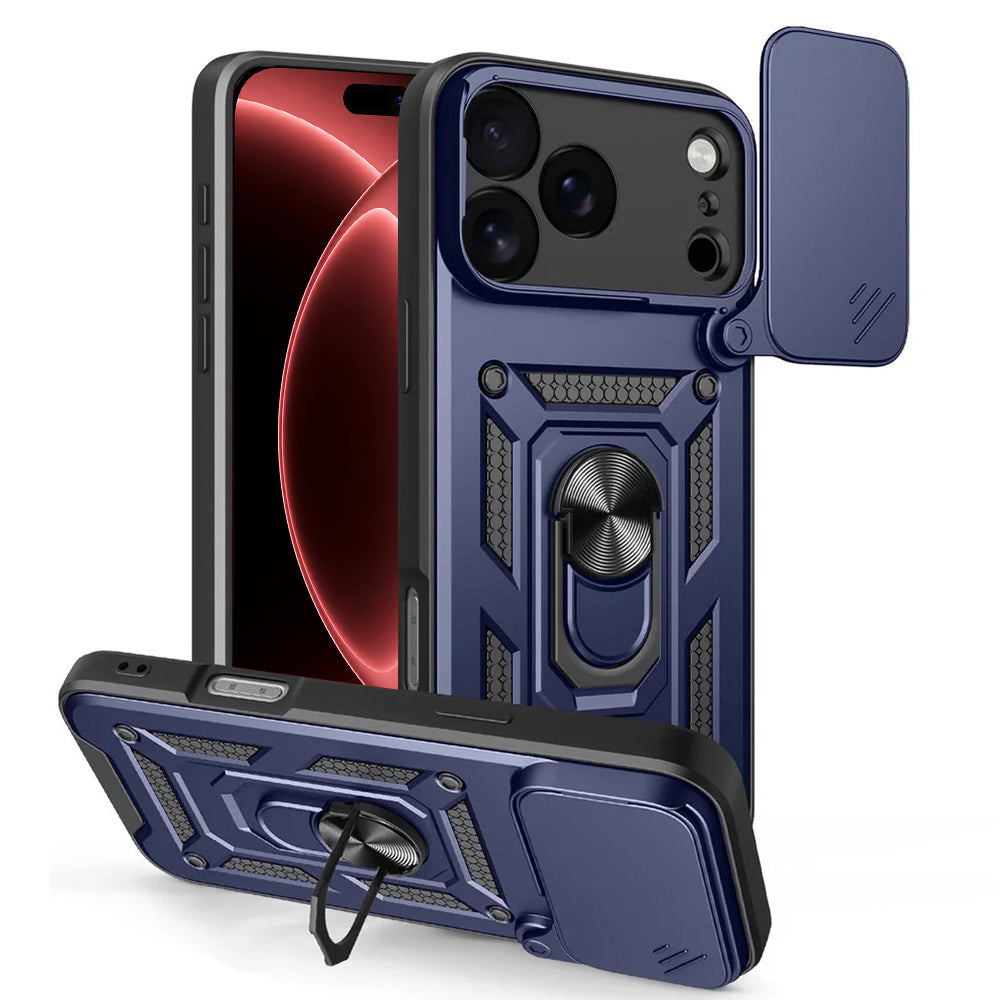 Husă Techsuit CamShield iPhone 18 Pro / 17 Pro – Albastru – imagine 3