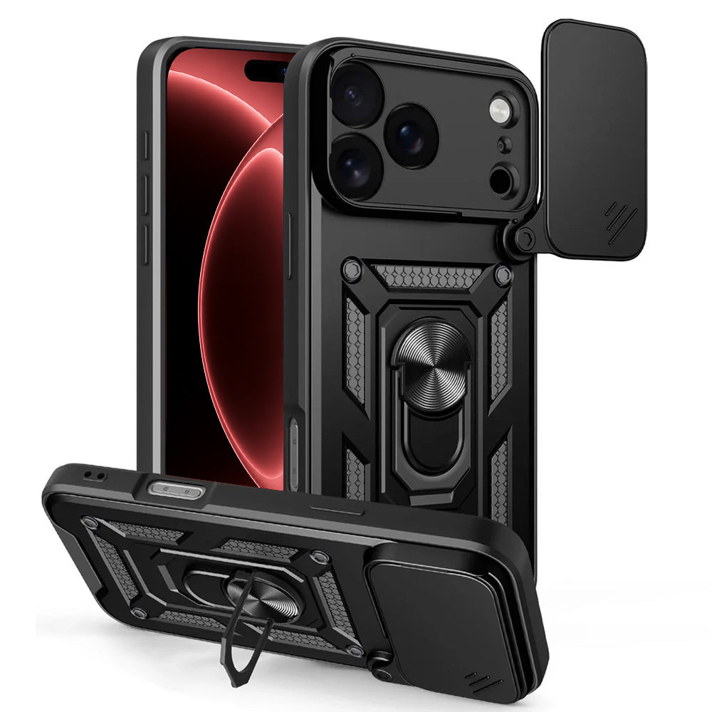 Husă Techsuit CamShield iPhone 18 Pro / 17 Pro – Negru – imagine 1