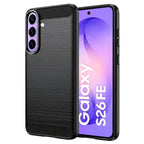 Husă Techsuit Carbon Silicone Galaxy S26 FE / S25 FE – Negru – imagine 2