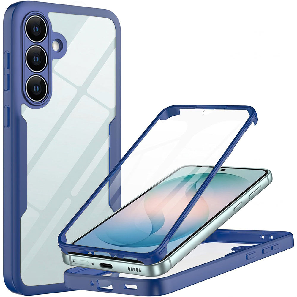 Husă 360 Techsuit ColorVerse cu folie de ecran Galaxy S26 Plus – Albastru – imagine 1