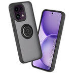 Husă Oppo Reno16 F / Reno16 FS Techsuit Glinth cu inel magnetic, negru – imagine 1