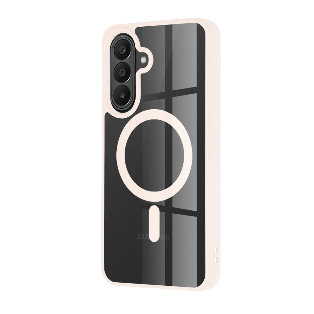 Husă transparentă Techsuit MagSafe Pro Galaxy A27 5G – Roz nude – imagine 16