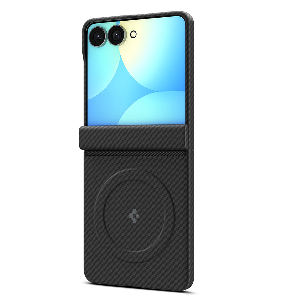 Husă Spigen Air Skin Aramid MagSafe Galaxy Z Flip8 – Negru – imagine 3