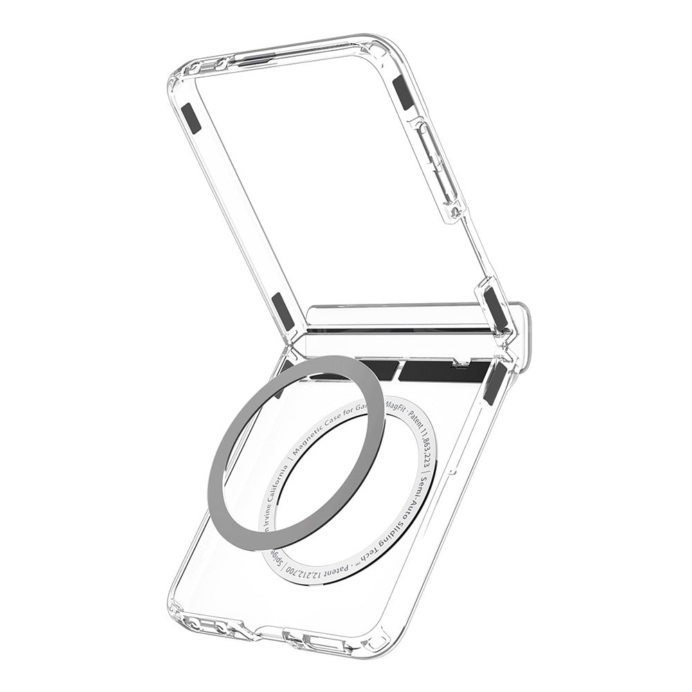 Husă Spigen Ultra Hybrid Pro MagSafe Galaxy Z Flip8 – Transparent / Alb – imagine 5