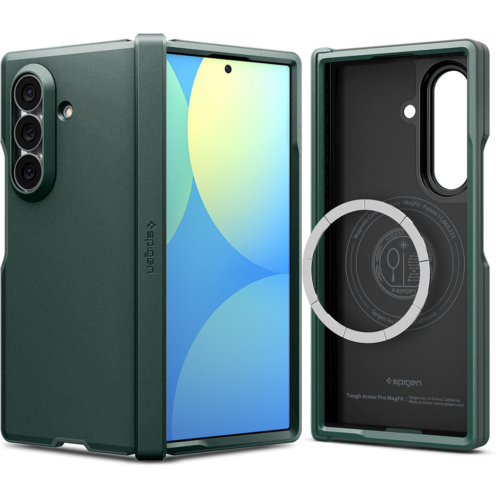 Husă Spigen Tough Armor Pro MagSafe Galaxy Z Fold8 Ultra – Abyss Green (verde) – imagine 7