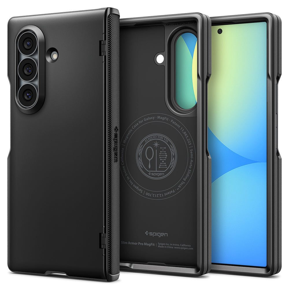 Husă Spigen Slim Armor Pro MagSafe Galaxy Z Fold8 Ultra – Negru – imagine 1
